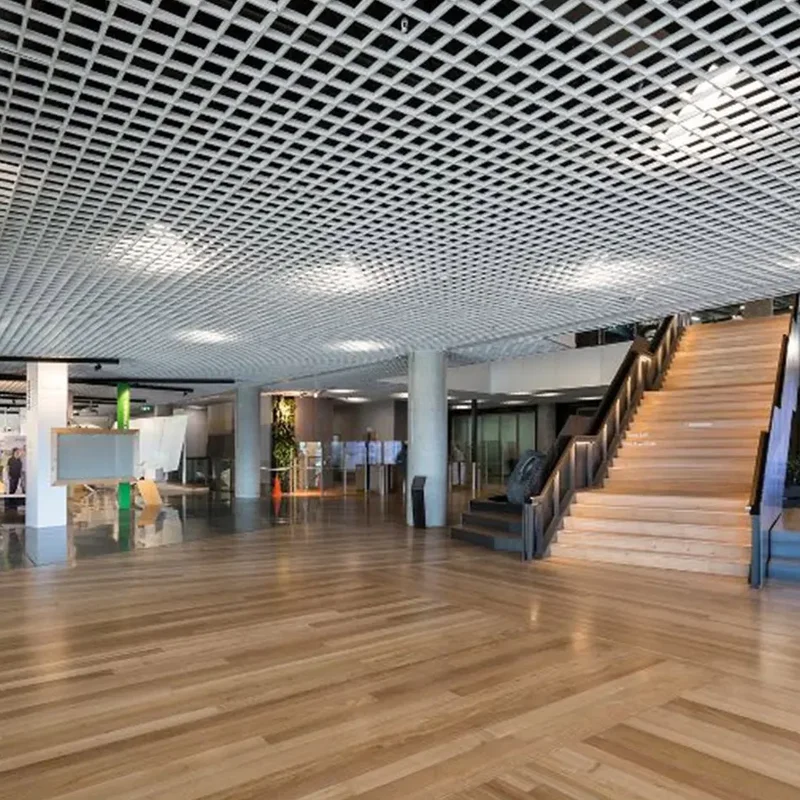 Ce Quality Standard  Aluminum Suspended Grille Ceiling Aluminum Suspended Open Cell Grid Metal Ceiling