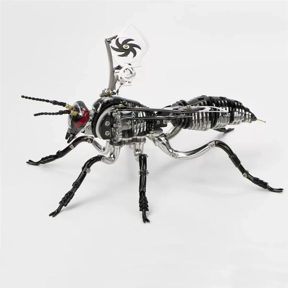 new product diy Metal crafts insect assembly kits educational Jigsaw toy Mechanical Metal Wasp 3D puzzle