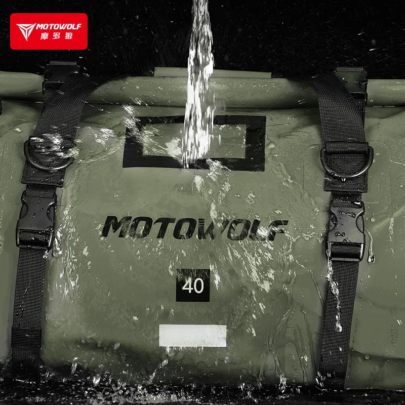 MOTOWOLF New motorcycle travel bag 40L 66L luggage bag for motorcycle bicycle waterproof motorcycle bag