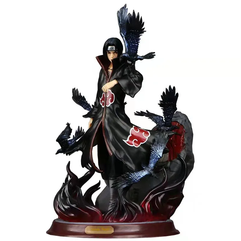 Hot Selling Statue Model Toys Uchiha Itachi 28Cm/11In Narutos Anime Action Figure
