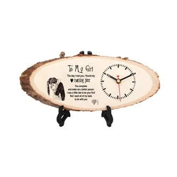 Wholesale/Customized Printing Wood Clock, Home/Office Ornamental Clock,Wooden Decorated Clock