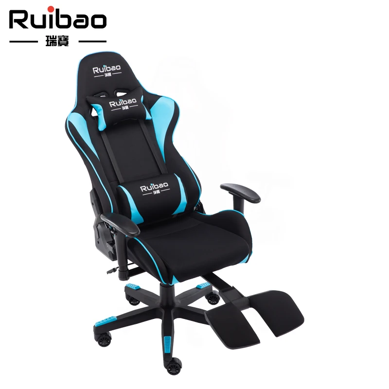 Высококачественный удобный эргономичный компьютерный игровой стул с подставкой для ног