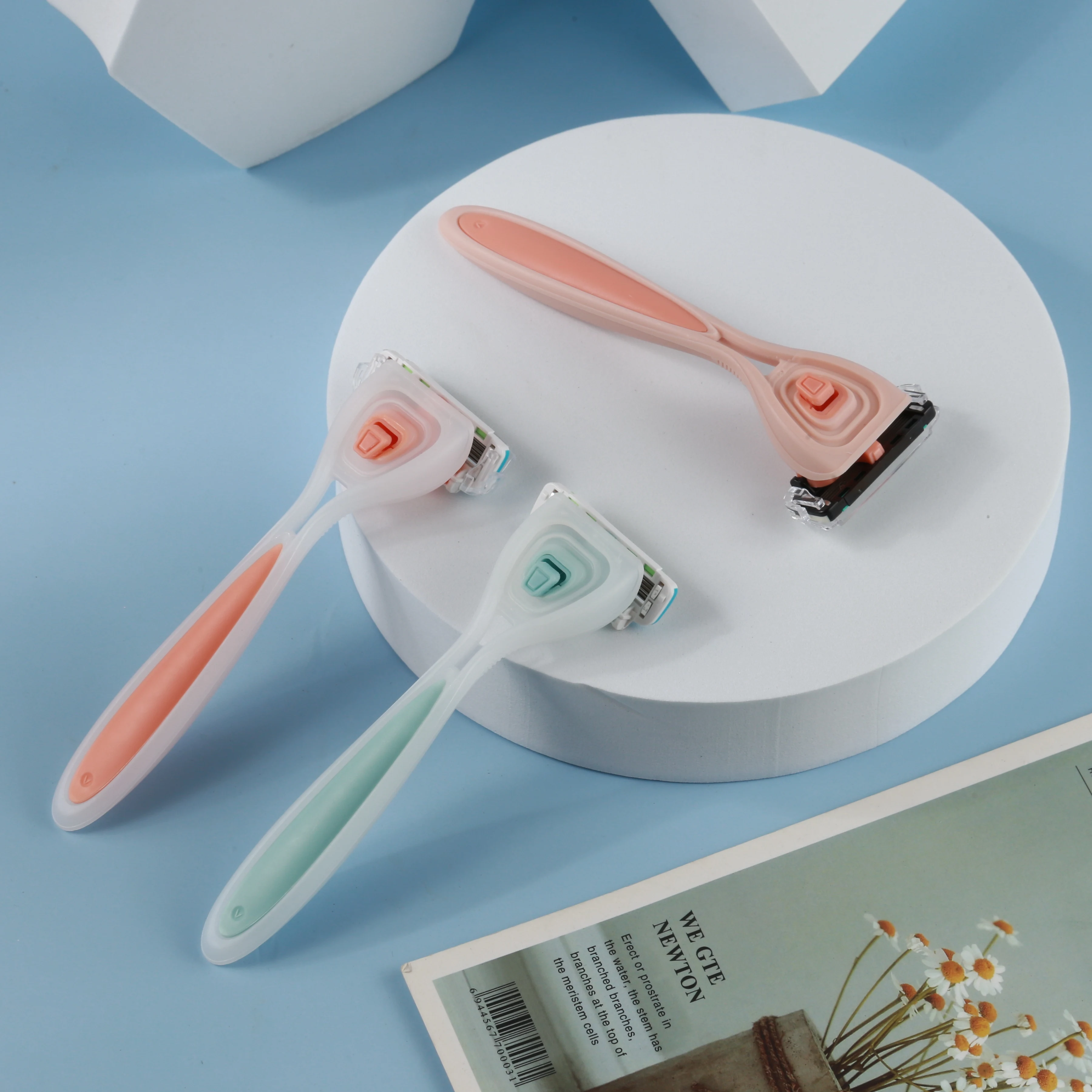 Women Shaving Razor Removing Shaving Knife New personal care  plastic safety manual shav 1 set