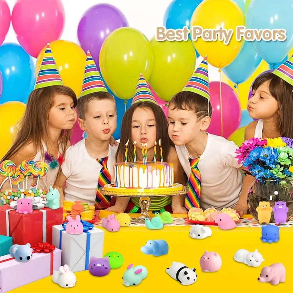 wholesale anti stress fidget rubber custom slow rising cute small mini animal kawaii stretch mochi squishy squeeze toys for kids