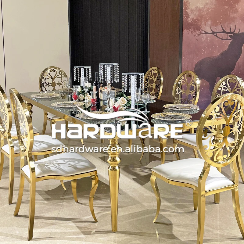 Factory Direct Sale Hotel Event Furniture Modern Dining Wedding Tables For Events