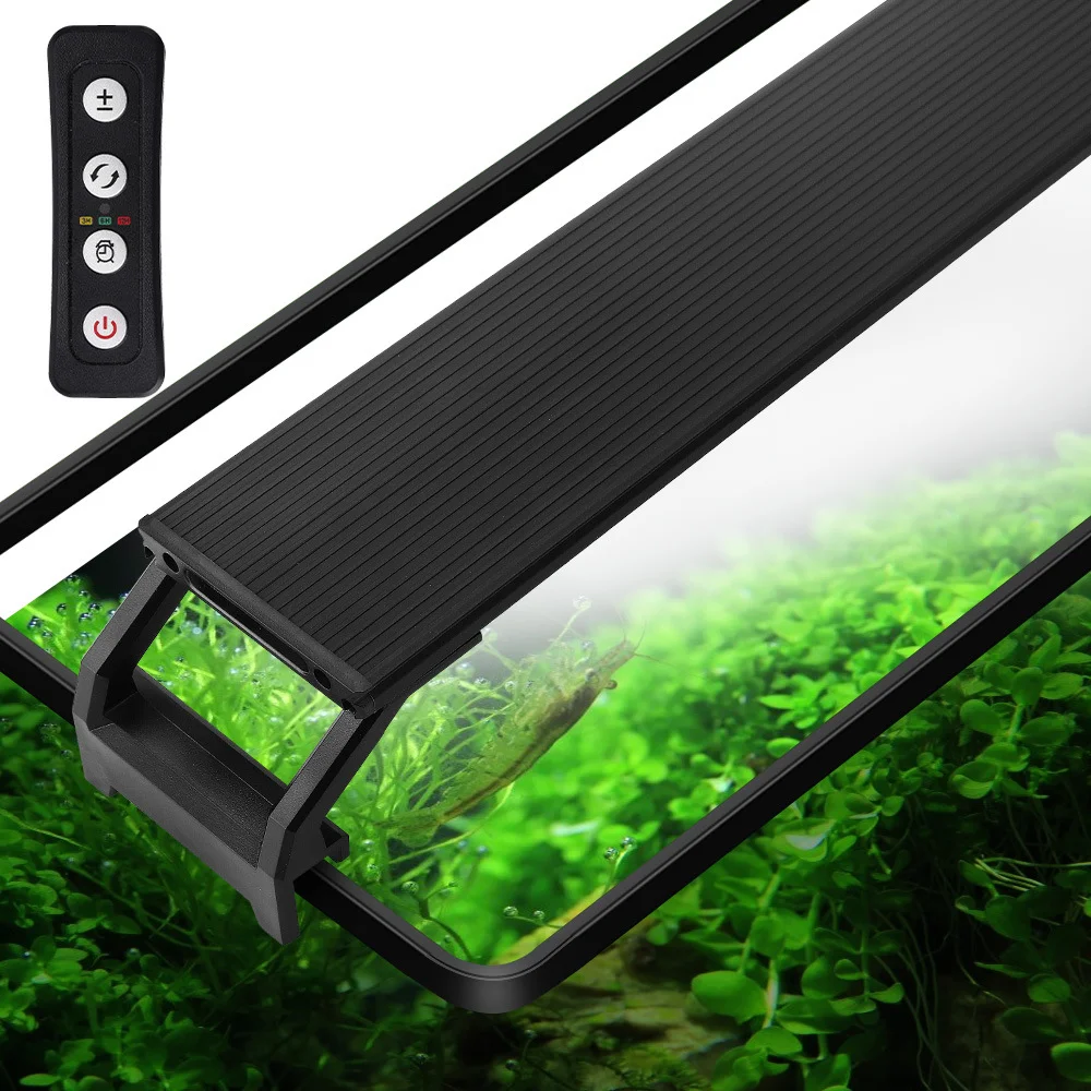 Full Spectrum Dimmable Aquarium Light Grow Plant Bracket Light for Aquariums Marine Tank Coral Reef Lamp LED Fish Tank Lights