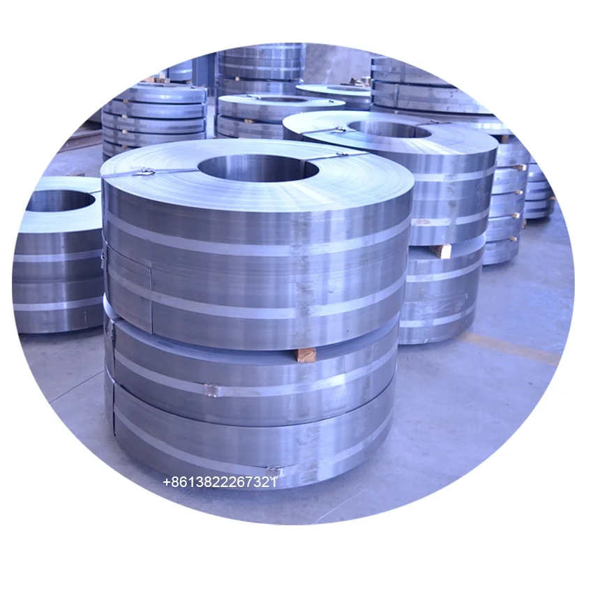 band saw blade strip steel material SK5 round edge treating carbon steel strip