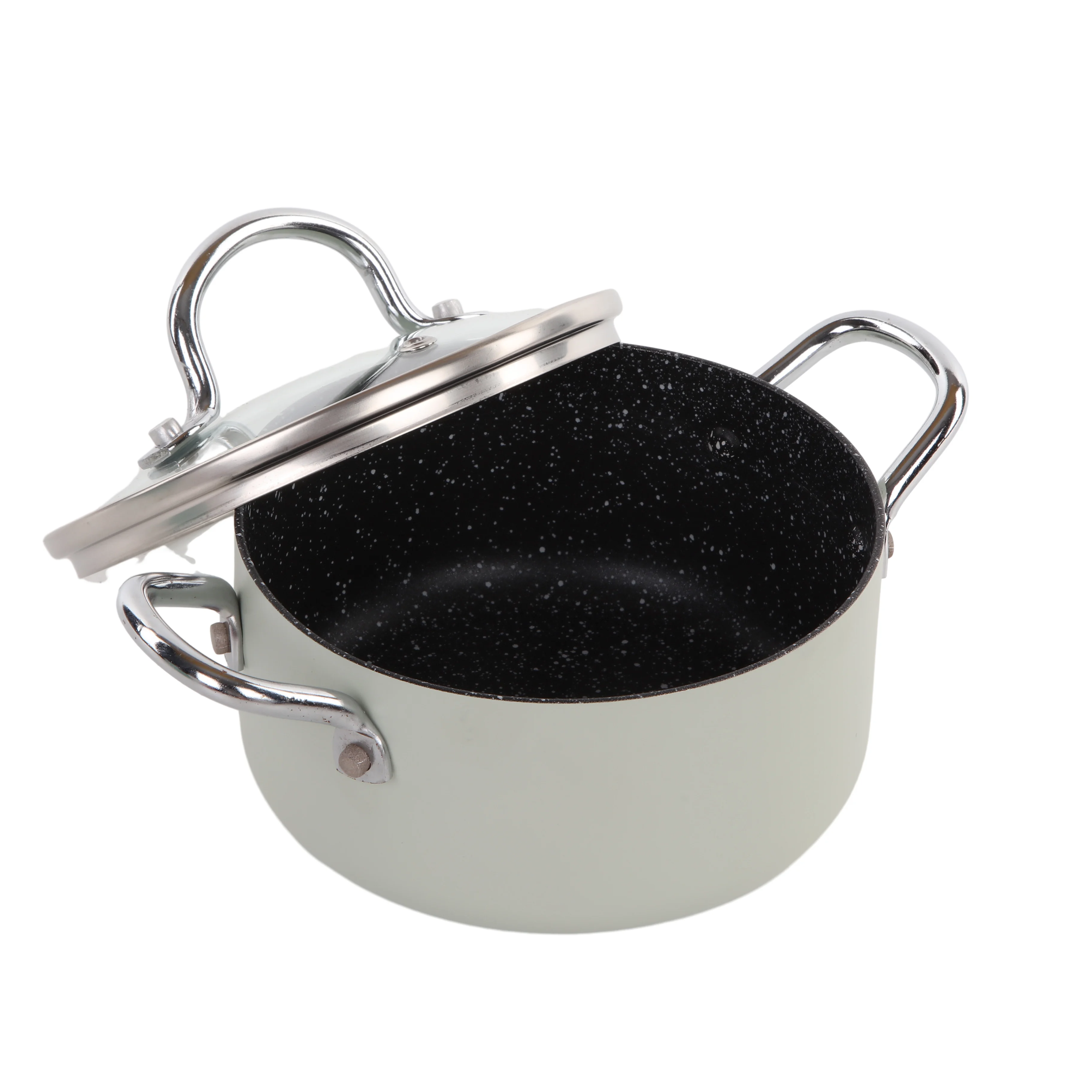 Non-stick Aluminum  Cookware Cute Mini Sauce Pan Milk Pot  Baby food Pot  with Lid