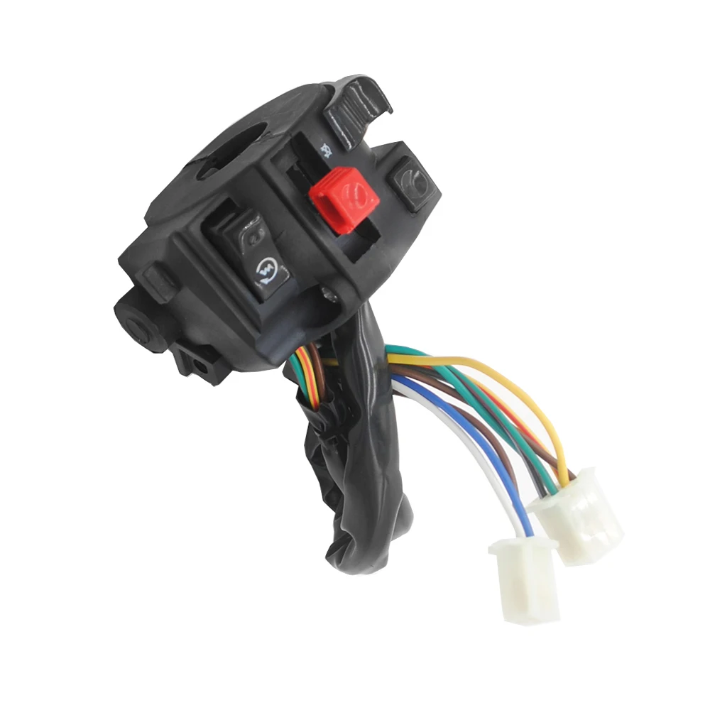 4 Function 9 Wires Left Handlebar Switch For 125CC 150CC 200CC 250CC Chinese ATV 4 Wheeler Taotao Sunl