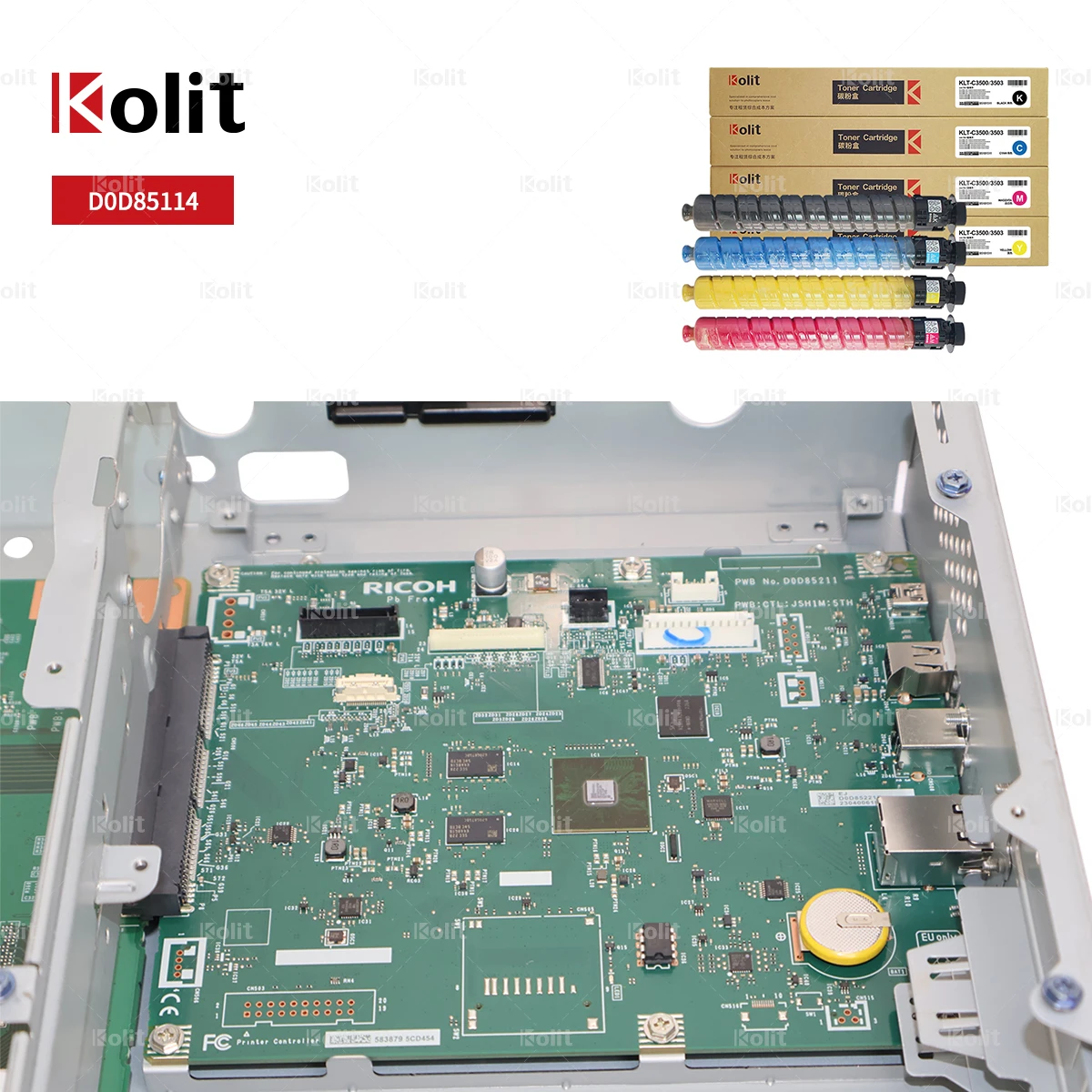 Оригинальная материнская плата Genuein D0BK4555 для копировальной машины Ricoh