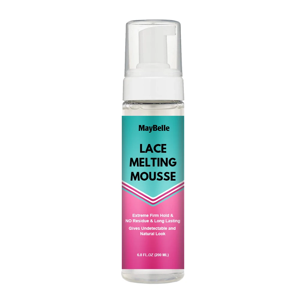 Seamless 200ml Long Lasting Melt Mousse For Baby Hair Invisible Hold Lace Melt Mousse Glue Lace Melting Mousse