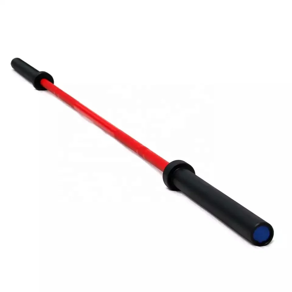 High Quality Fitness Ceramic Coated color Power 20Kg Bar 15Kg Weightlifting Weight Barbell Bar