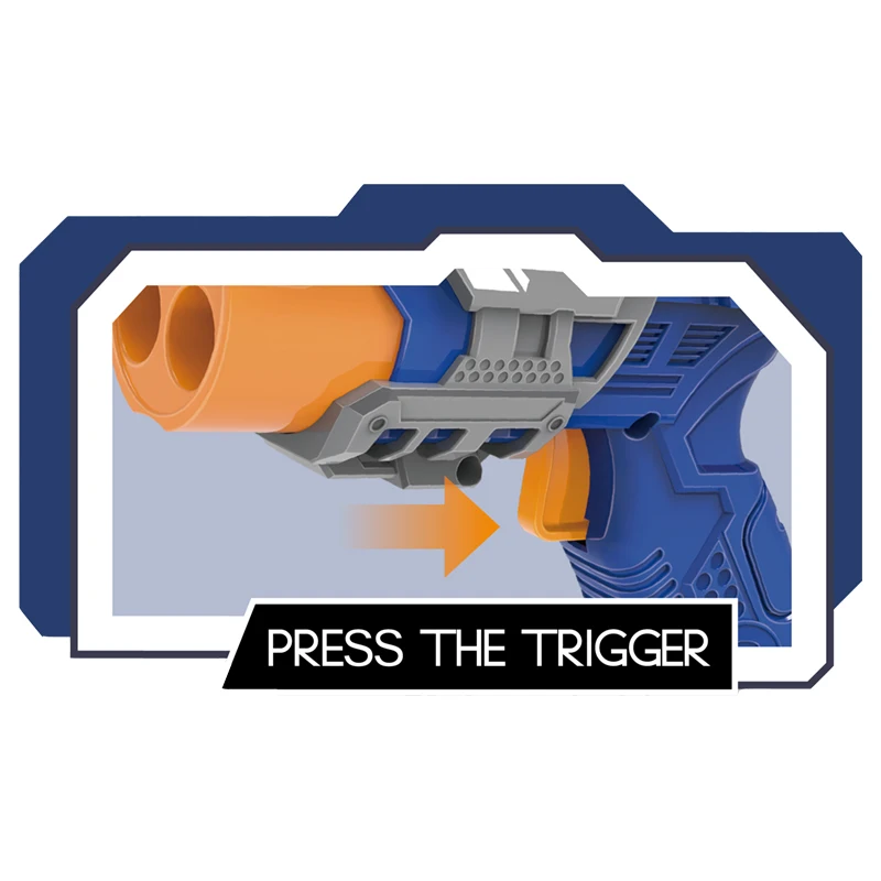 Wholesale kids shooting game toy gun soft bullets gun high quality sponge play toys soft bullet shotgun