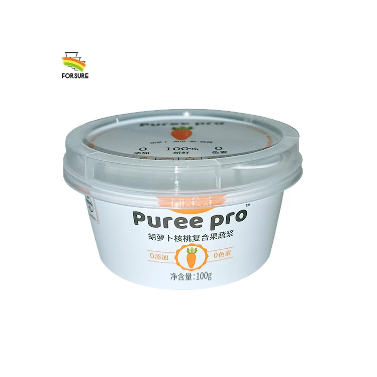 Customized Wholesale 120ml 180ml 200ml Yogurt Packaging Cup PP Plastic Food Grade Yoghurt Container with Spoon Yaourt Pot