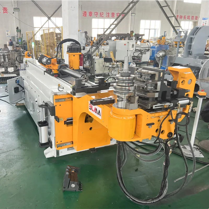Metal tube bending machine CNC tube bender for bending by the method of pulling pipe 50CNC-5A-MSV buy cheap