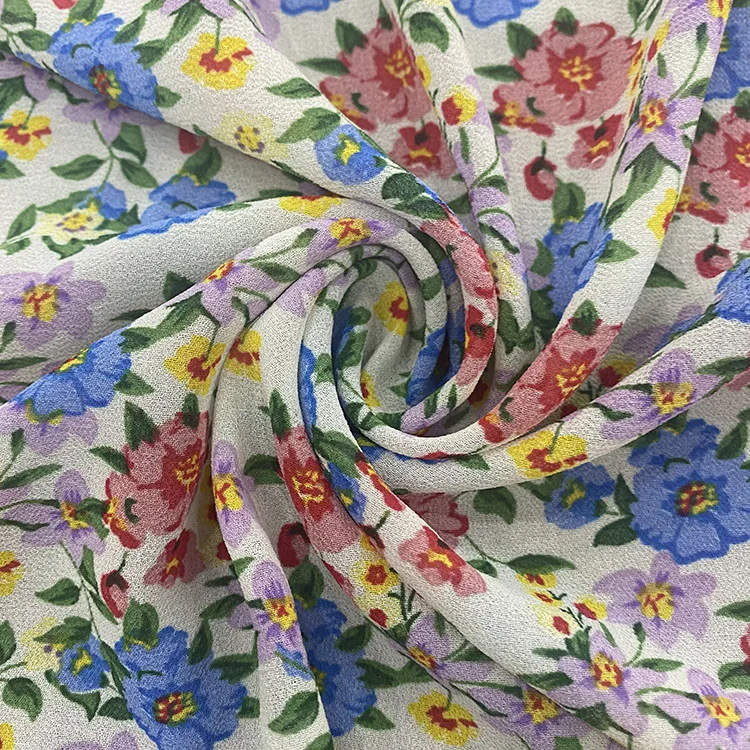 Chiffon Woven Fabric for Fashion Women Garment Hot Selling 100%polyester Other Fabric Roll Packing Knitted 25-30 Days LA21001-22