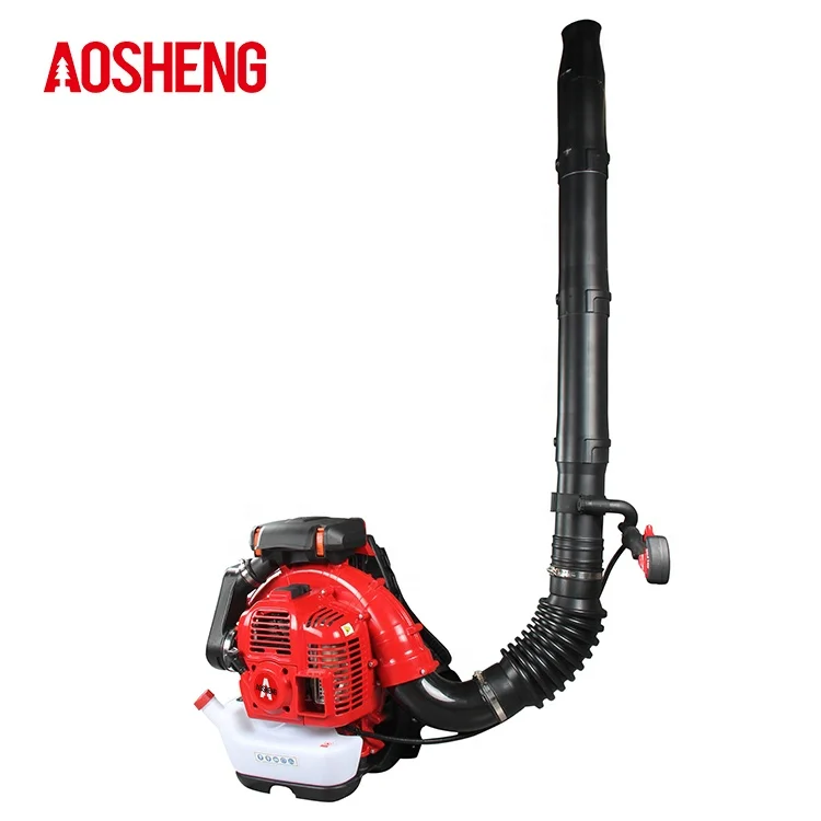  AOSHENG самая большая мощность Профессиональный бензиновый 2-х тактный рюкзак снег огонь 76cc воздуходувки сад для уборки опавших
