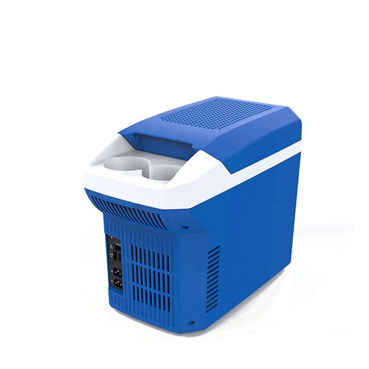 New 8L car refrigerator heating box car home mini refrigeration 12v cigarette lighter plug