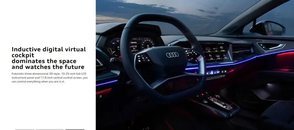 Luxurious Audi Q5 E-Tron Used Electrical Car High Speed New Energy Vehicle 4 Wheel Drive Pure Electric Car