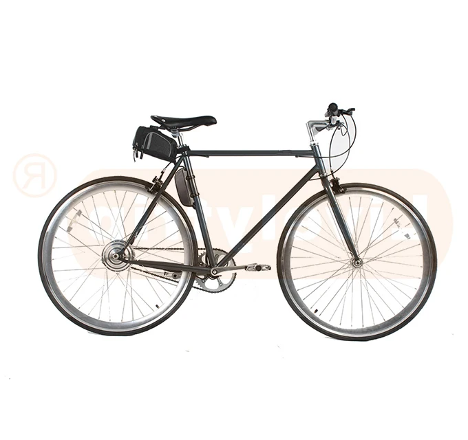250w rear motor electric bike fix bicycle with single speed and steel frame