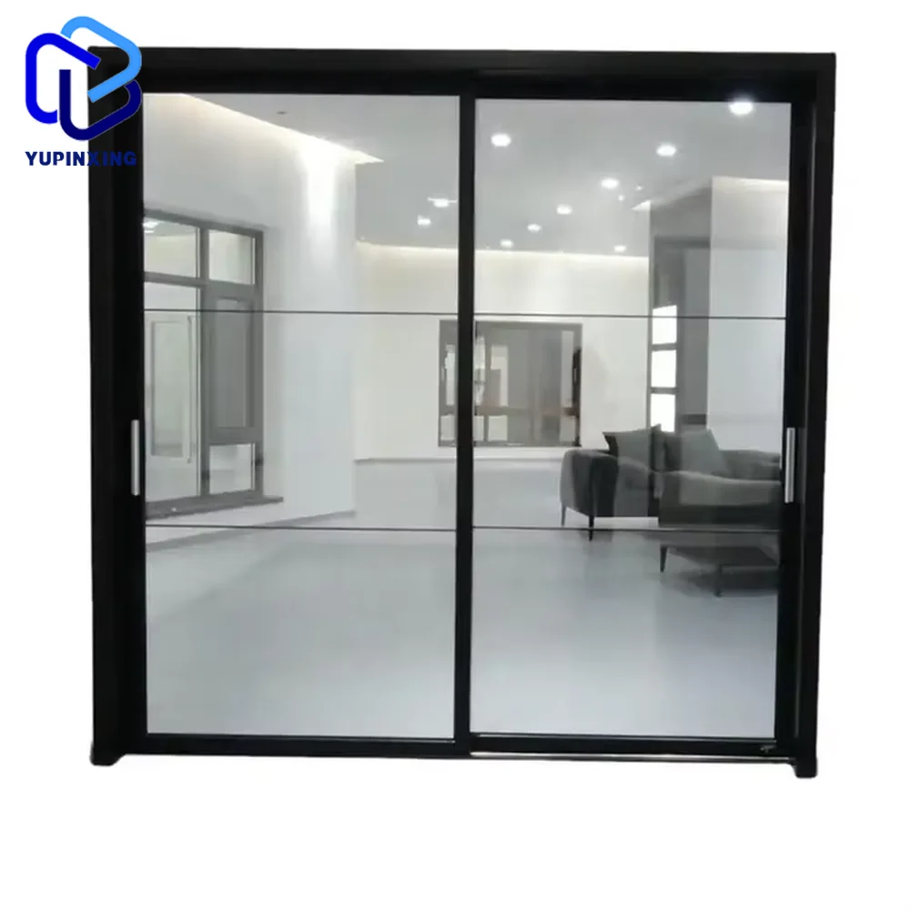 Manual soundproof automatic hdsafe european multi patio lift and crittal glass system aluminium design double slide screen door