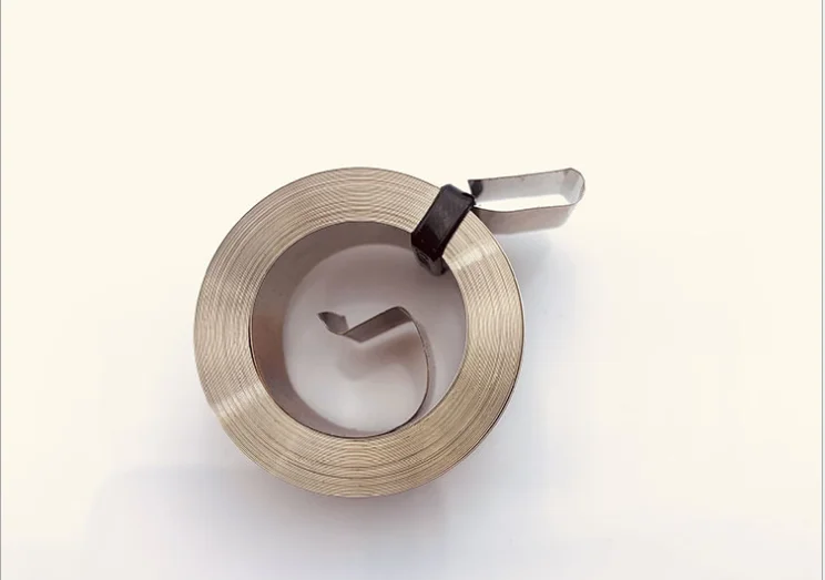 power spring of fan in Stainless steel extension spring power stretchable flat spiral spring for retractable belt barrier
