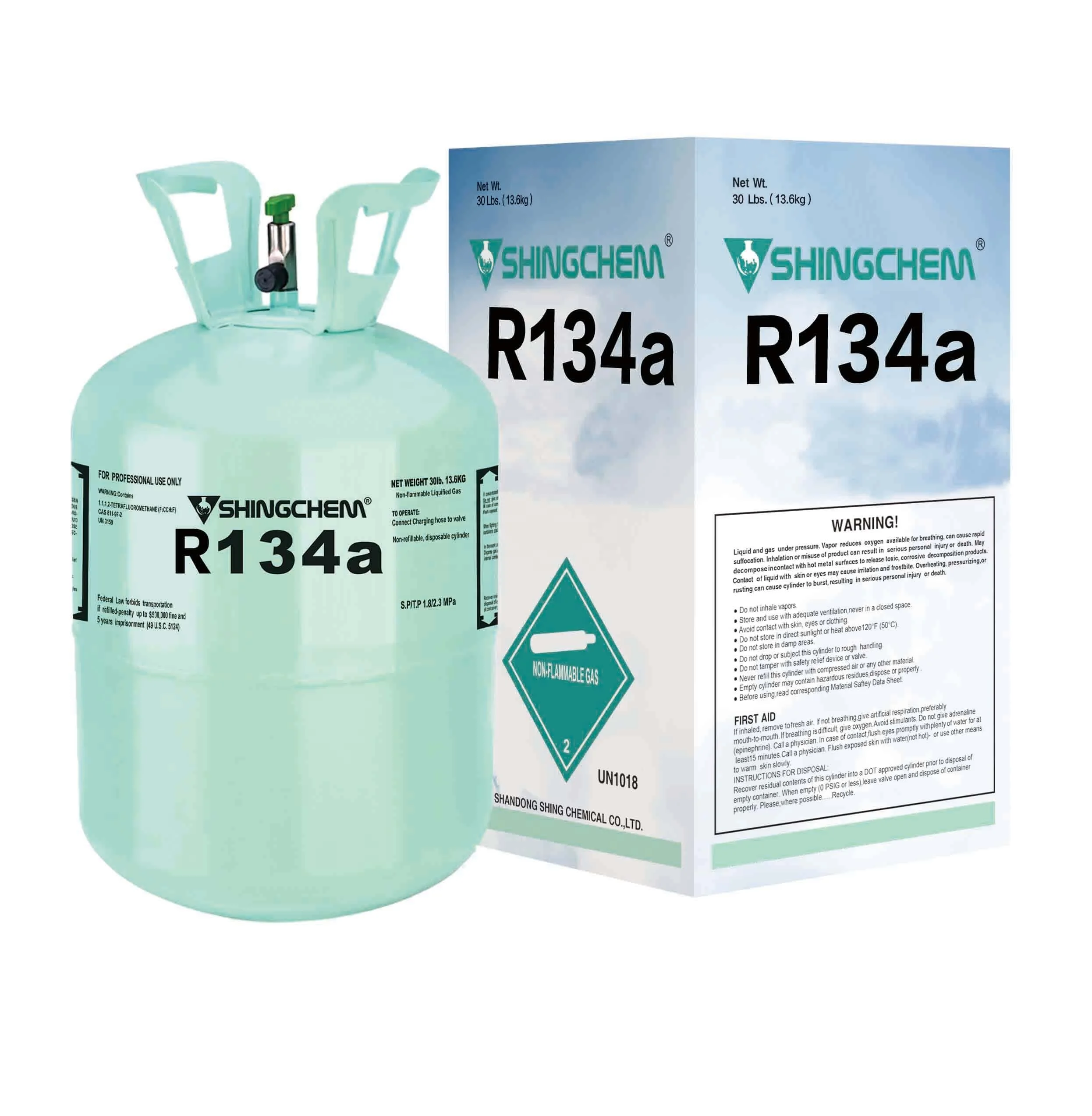  Профессиональный производитель газ хладагента r134a 13 6 кг hfc 134a многоцелевой смешанный