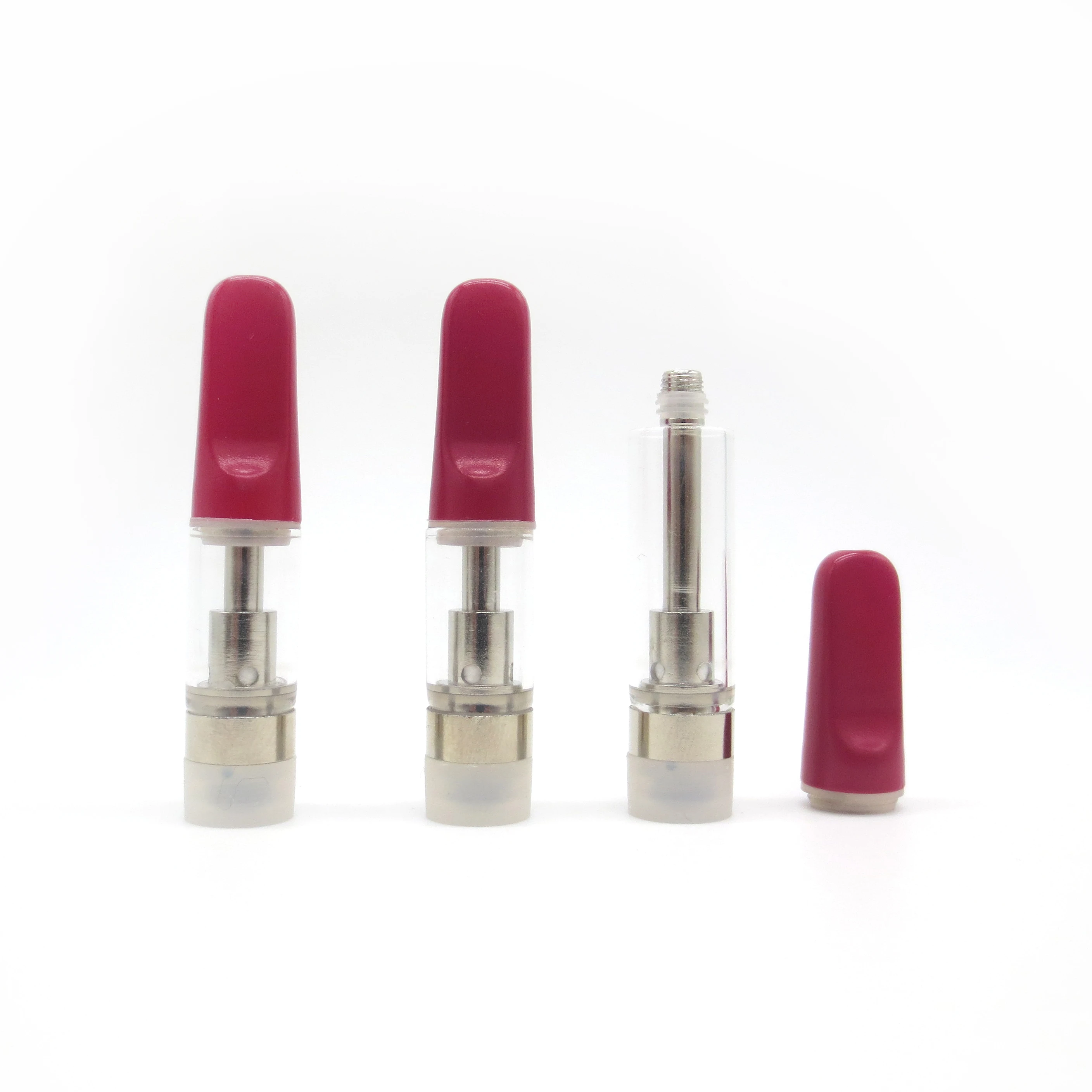 
Hot sale cbd vape thread ceramic 510 glass cartridge gold tip vaporizer pen 