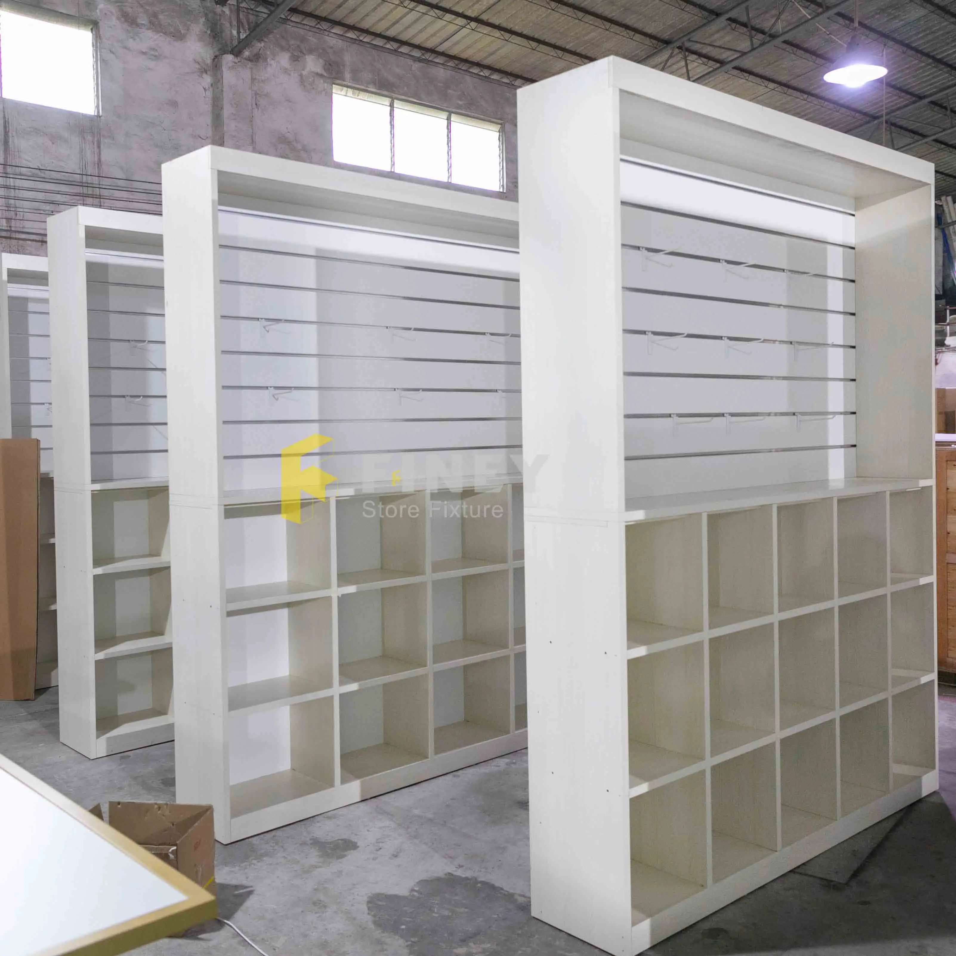 Full store design outdoor beach shop stall clothes swimming cap display showcase