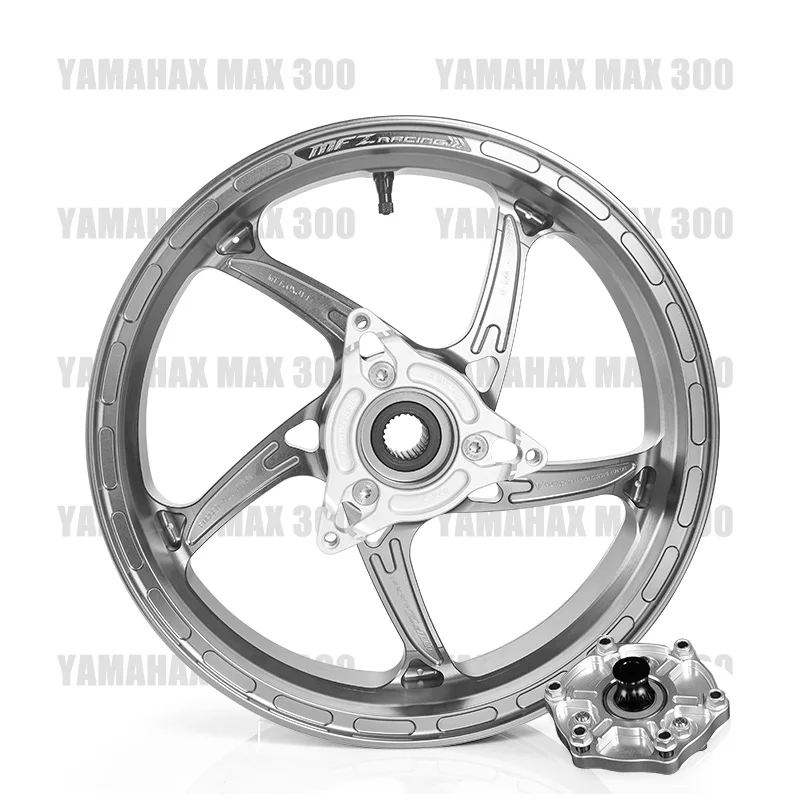 MFZracing best sales 14 15 alloy chrome fat motorcycle alloy rim rear wheels front hub for motorcycles X MAX-300