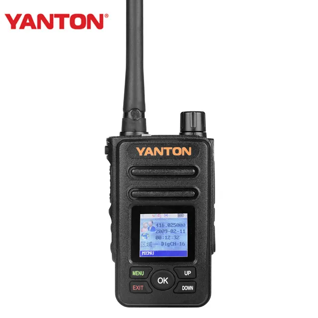 Портативная мини-рация YANTON DM-830, цифровая двухсторонняя радиостанция 5 Вт, УВЧ, dmr