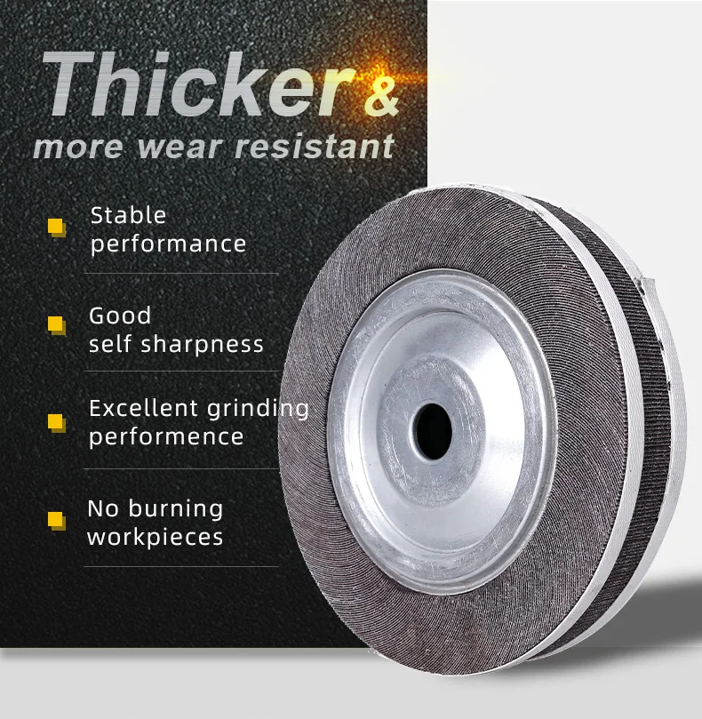 Abrasive Tools 100-350mm Sanding flap wheel Aluminium Oxide Emery Cloth Polishing Wheel for Stainless Steel