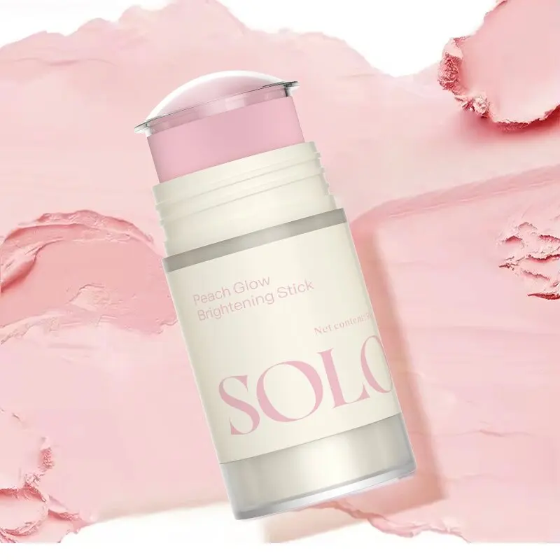 OEM private label face wash Nourishing Smooth Whitening Skincare Brightening Use Face Stick peach mud Moisturizer clay Stick