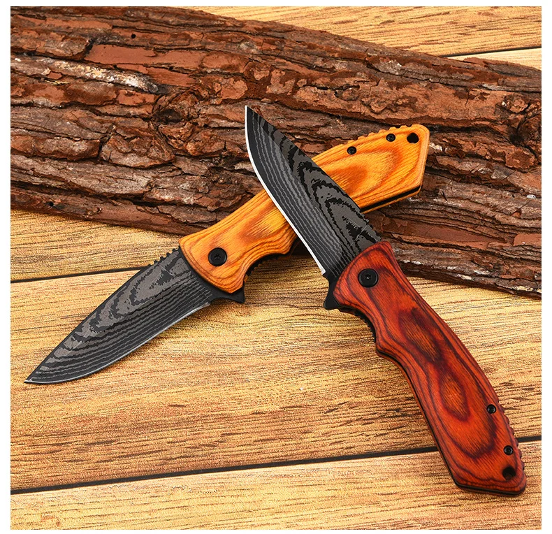 Hot Selling Outdoor Tools Woodpocket Wooden Knife Wood Handle For Knives