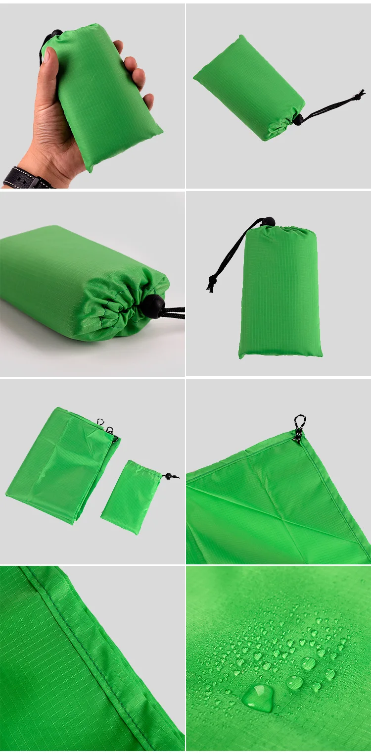 Складной пляжный коврик мягкий маленький и легкий