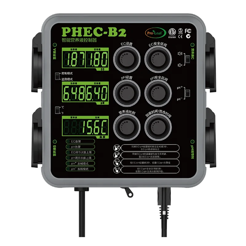 2021 Newest Greenhouse Nutrient Solution Control System PH EC Sensor Hydroponic Digital Nutrient Controller
