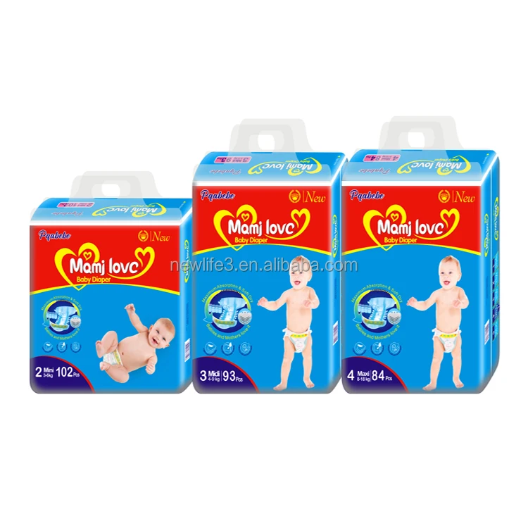 Самые дешевые хлопковые детские подгузники pampers Большая упаковка с брендом Бесплатная доставка Подгузники Размер 2 3 4
