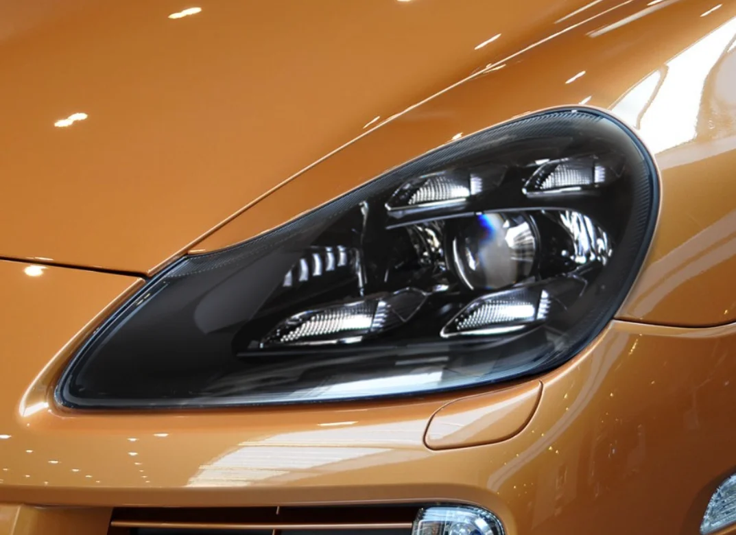 PDLS Style Car light Matrix Headlights for Porsche Cayenne 957 2007-2010 Upgrade 9y0 2018-up