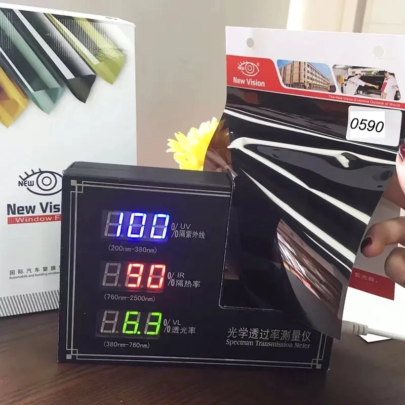 IR0590 Dark Black 5%VLT Nano Ceramic Window Tint Film 1.52*30m Heat insulation  Auto Nano Ceramic Solar Tint For Car &Buildings