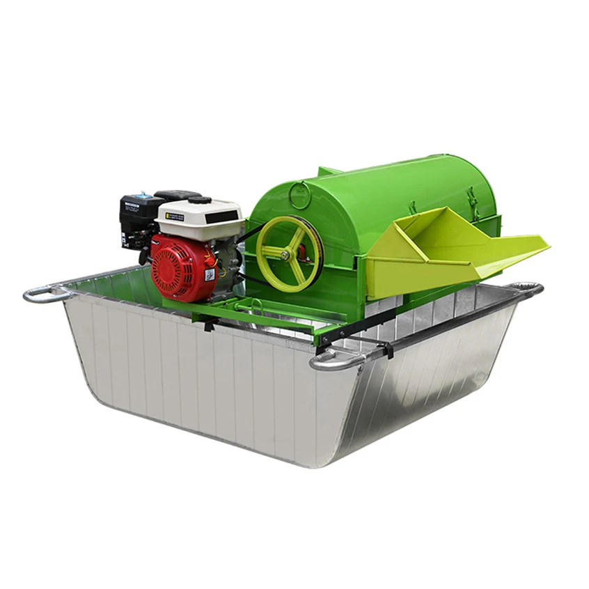 2024 Electric Small Household Full-Feed Rice Wheat and Rapeseed Thresher