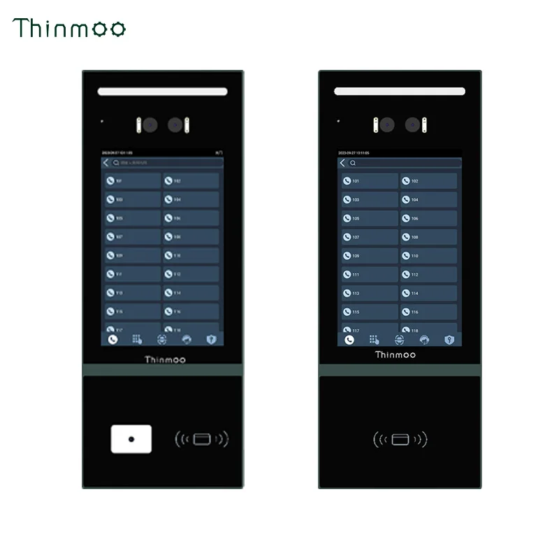 Android Video intercom Face Recognition 8Inch Door Phone Custom for Multi-apartment
