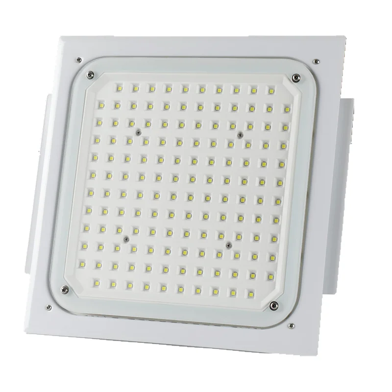 IP65 водонепроницаемые алюминиевые 100w-250w светодиодные взрывозащищенные лампы высокой яркости для гаражных навесов бензозаправочной станции
