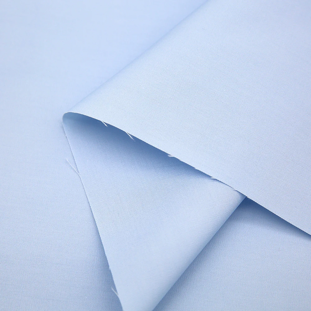 Big factory in China make woven plain dyed cotton twill uniform fabric tc 6535 work uniform fabric
