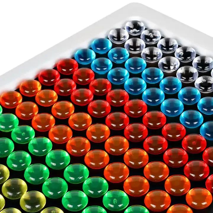 Glow In The Dark Lite Brite Led Luminous Toys Kids Puzzle button art Mosaic Nail Board Toys