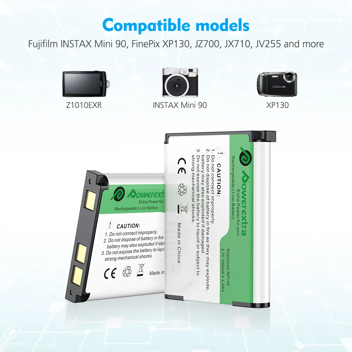 High Quality Camera Batteri Canon Li-ion XP130 Battery Charger 3.7V