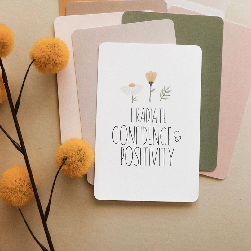 Packaging Printing Luxury Pregnancy Self Love Affirmations Cards Custom Printing Jamaican personalize Affirmation Cards