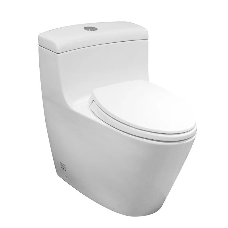 Wholesale household toilet one-piece all-inclusive toilet smart clean glazed super dazzling water-saving toilet CW636B