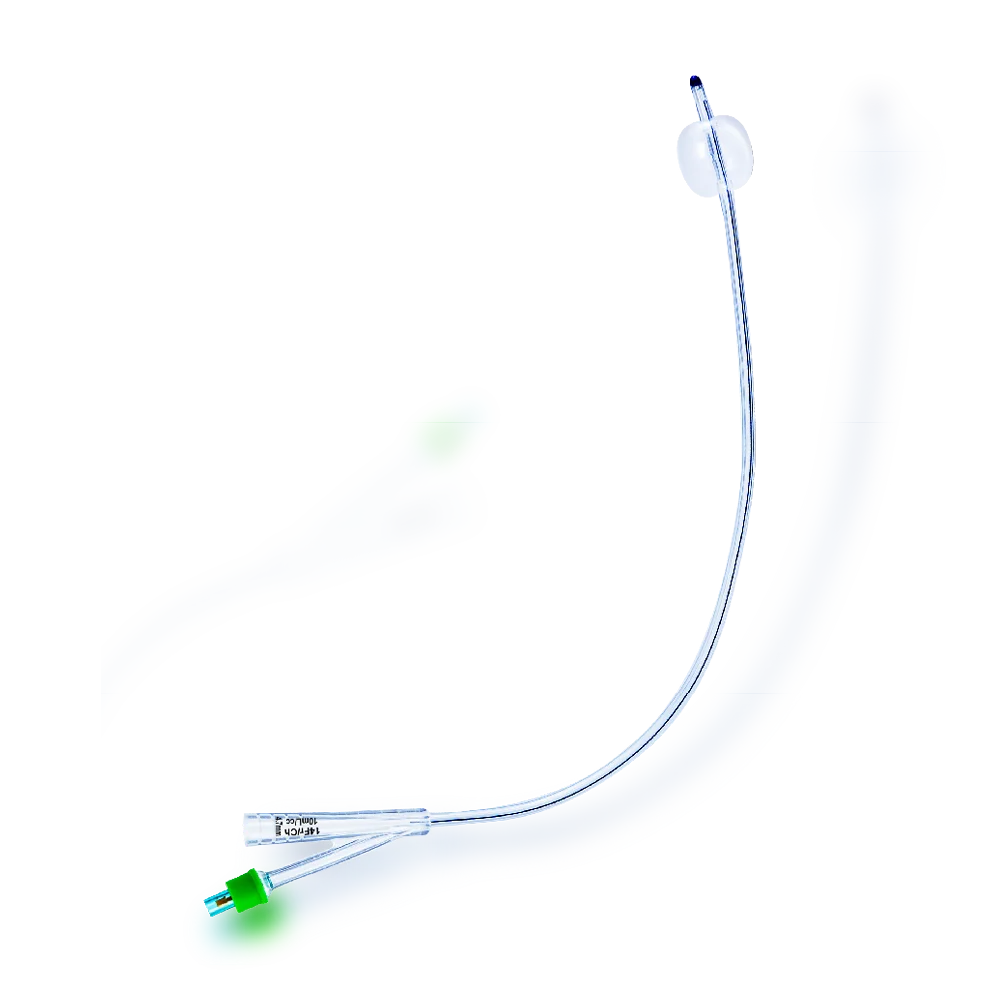 2-way Latex Foley Catheter Silicone Coated 3 medical disposable two way latex foley catheter