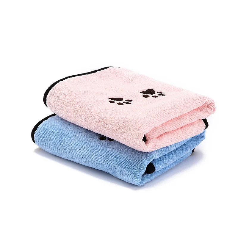 Pet products of pet cleaning dog drying towel absorbent quick drying dog bath cleaning towel microfiber pet towel for cat dog