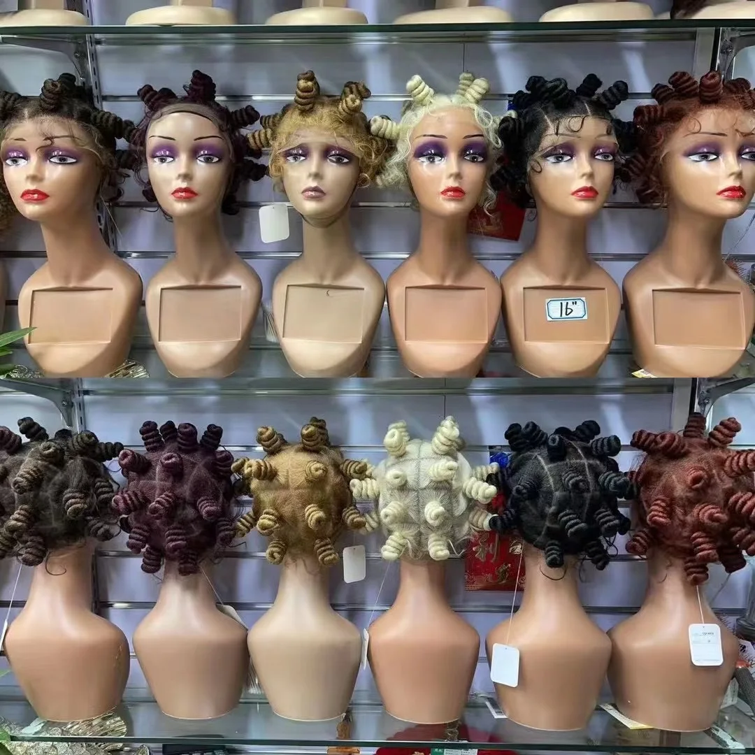 Hd Full Braided Wigs Human Hair 360 Lace Frontal Wig For Black Women Knotless Box Braided Wig